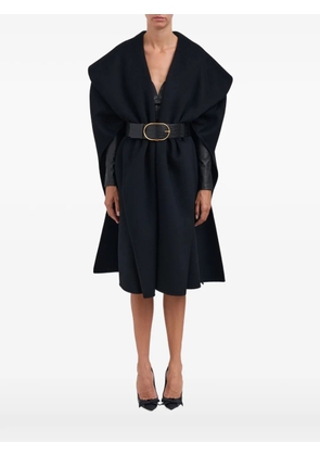 Elisabetta Franchi cape coat - Black
