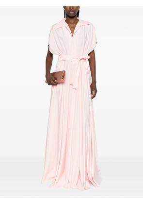 Norma Kamali collared maxi dress - Pink