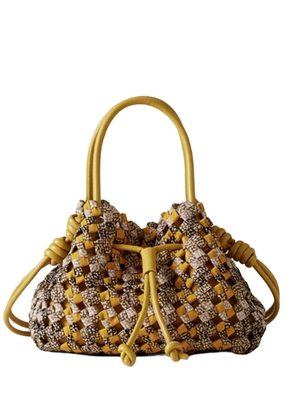 Borbonese mini Nest tote bag - Brown