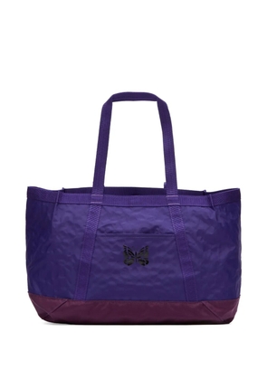 Needles butterfly detail messenger bag - Purple