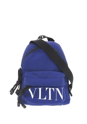 Valentino Garavani Pre-Owned 2010 Mini Canvas VLTN Convertible backpack - Blue