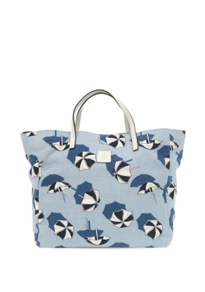Gucci Pre-Owned 2000-2015 Kids Canvas Umbrella tote bag - Blue