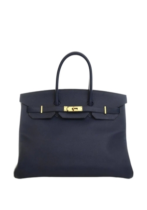 Hermès Pre-Owned 2016 Epsom Birkin Retourne 35 handbag - Blue