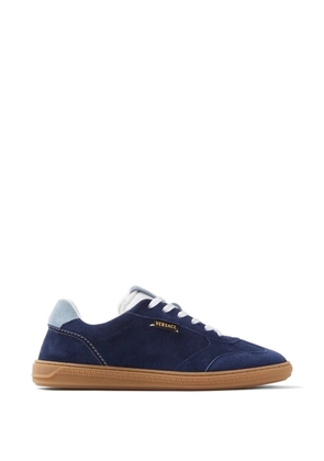 Versace Greca Court logo suede sneakers - Blue