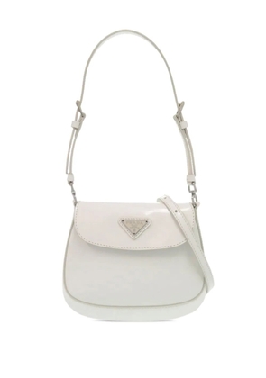 Prada Pre-Owned 2020-2026 Mini Brushed Leather Cleo Bag crossbody bag - White