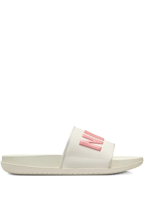Nike Offcourt logo-embossed slides - Neutrals
