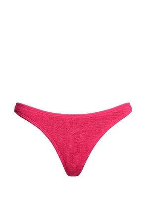 Bond-eye textured brief bikini bottoms - Pink