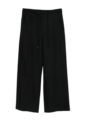 'S Max Mara drawstring straight-leg trousers - Black