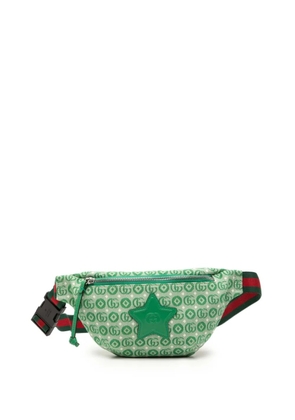 Gucci Pre-Owned 2000-2015 Kids GG Canvas Stars Web belt bag - Green