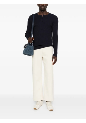 Diana Studio quarter-button sweater - Blue