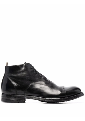 Officine Creative balance leather boots - Black