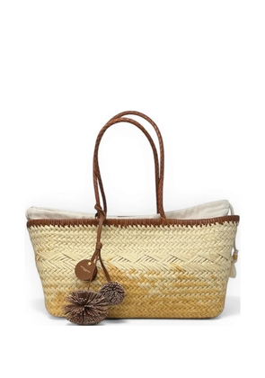 GIANNI CHIARINI Paloma pompom shoulder bag - Neutrals