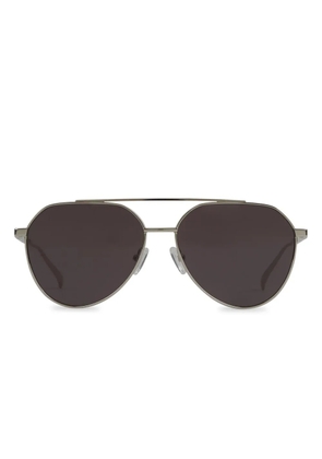 Alexander McQueen Eyewear pilot-frame sunglasses - Silver