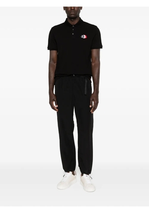 Moncler logo polo shirt - Black