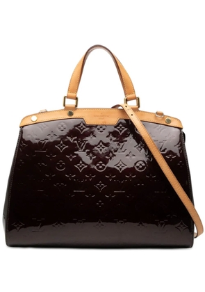 Louis Vuitton Pre-Owned 2012 Monogram Vernis Brea GM satchel - Purple