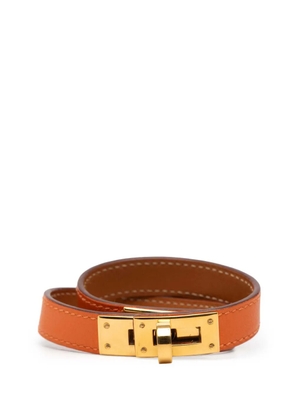 Hermès Pre-Owned 2012 Leather Kelly Double Tour Bracelet costume bracelet - Gold