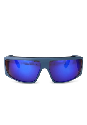 Canada Goose biker-frame mirrored sunglasses - Blue