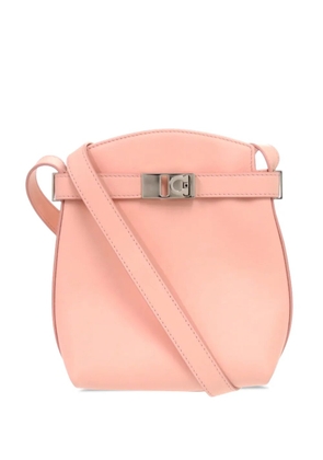Ferragamo Pre-Owned 2010-2026 Leather Gancini Hug Phone Holder crossbody bag - Pink