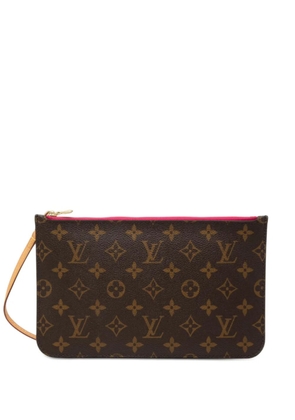 Louis Vuitton Pre-Owned 2016 Monogram Neverfull MM pouch - Brown