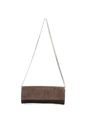 Castagna chain-strap shoulder bag - Brown