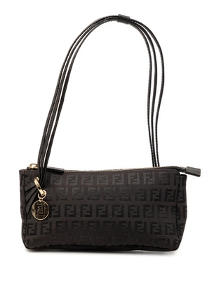 Fendi Pre-Owned 2000-2010 Zucchino Canvas Triple Strap Pochette shoulder bag - Brown