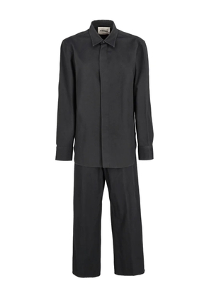 Jil Sander Pre-Owned button-fastening casual suit - Black