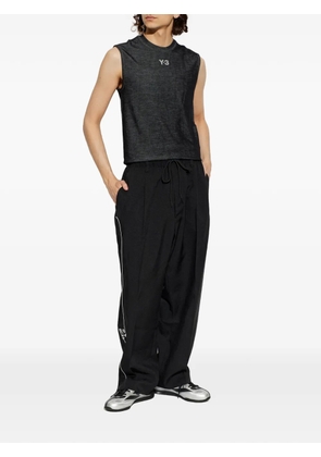 Y-3 x Mercedes AMG Petronas logo-print tank top - Grey