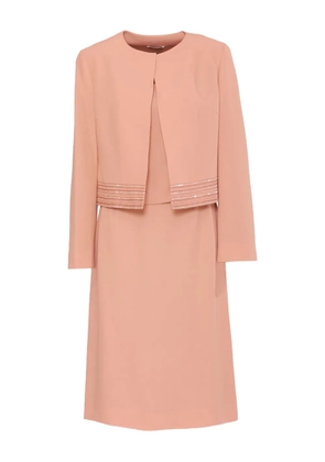 Gianfranco Ferré Pre-Owned cotton three-piece skirt suit - Pink