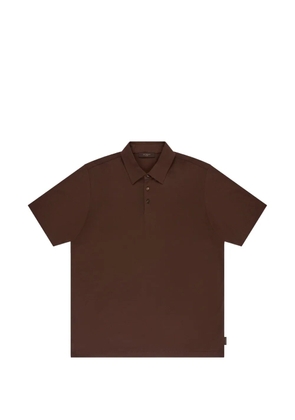slowear button jersey polo shirt - Brown