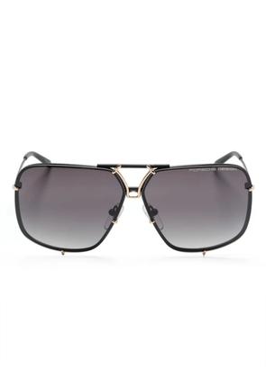 Porsche Design P8928 oversize-frame sunglasses - Black