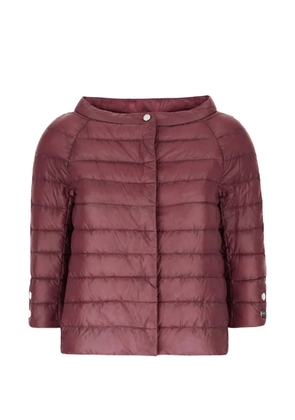 Herno Elsa padded jacket cape - Red