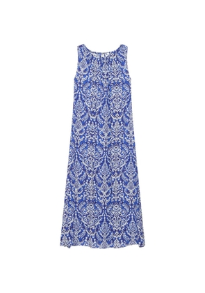 MALIPARMI Ikat-print maxi dress - Blue