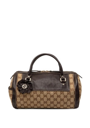 Gucci Pre-Owned 2000-2015 GG Canvas Trophy boston bag - Neutrals