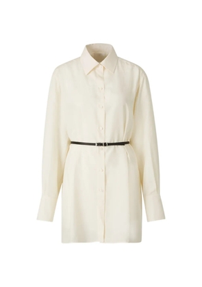 Givenchy pointed-collar mini dress - Neutrals