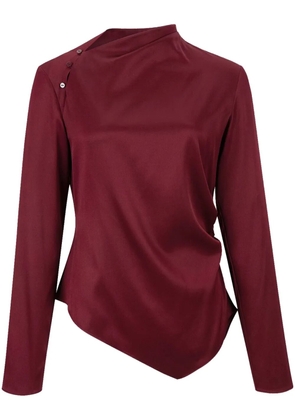 Shanghai Tang button-up blouse - Red