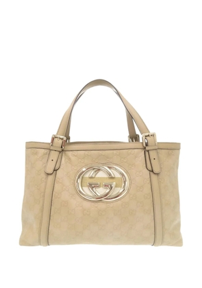 Gucci Pre-Owned 2000-2015 Guccissima Web Dialux Britt tote bag - Neutrals