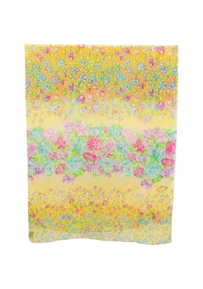 Versace Pre-Owned 1990s floral scarf - Yellow