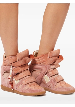 ISABEL MARANT Bekett suede sneakers - Pink