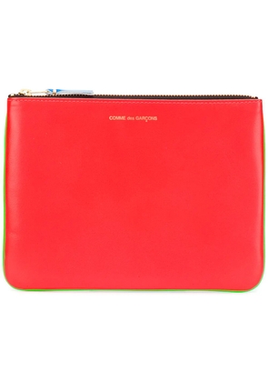 Comme Des Garçons Wallet top zip pouch - Red