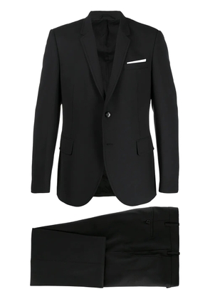 Neil Barrett single-breasted two-piece suit - Black