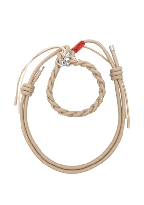 Topologie knotted woven strap - Neutrals