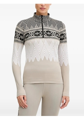 NEWLAND Are half-zip ski top - Neutrals