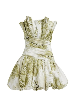 Aje floral-print mini dress - White