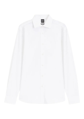 BOSS x David Beckham Joe tailored long-sleeve shirt - White