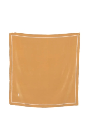 Saint Laurent Pre-Owned 1990s border scarf - Neutrals