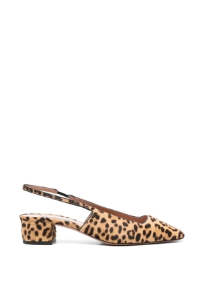 Aquazzura leopard slingback pumps - Neutrals
