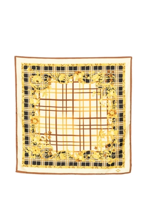 Versace Pre-Owned 1990s silk scarf - Yellow