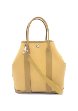 Hermès Pre-Owned 2020 PM Garden File leather tote bag - Yellow