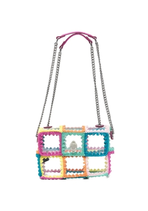 Kurt Geiger London Kensington patchwork chain shoulder bag - Pink