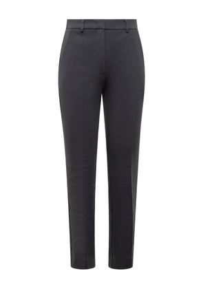 Weekend Max Mara cotton straight-leg trousers - Black